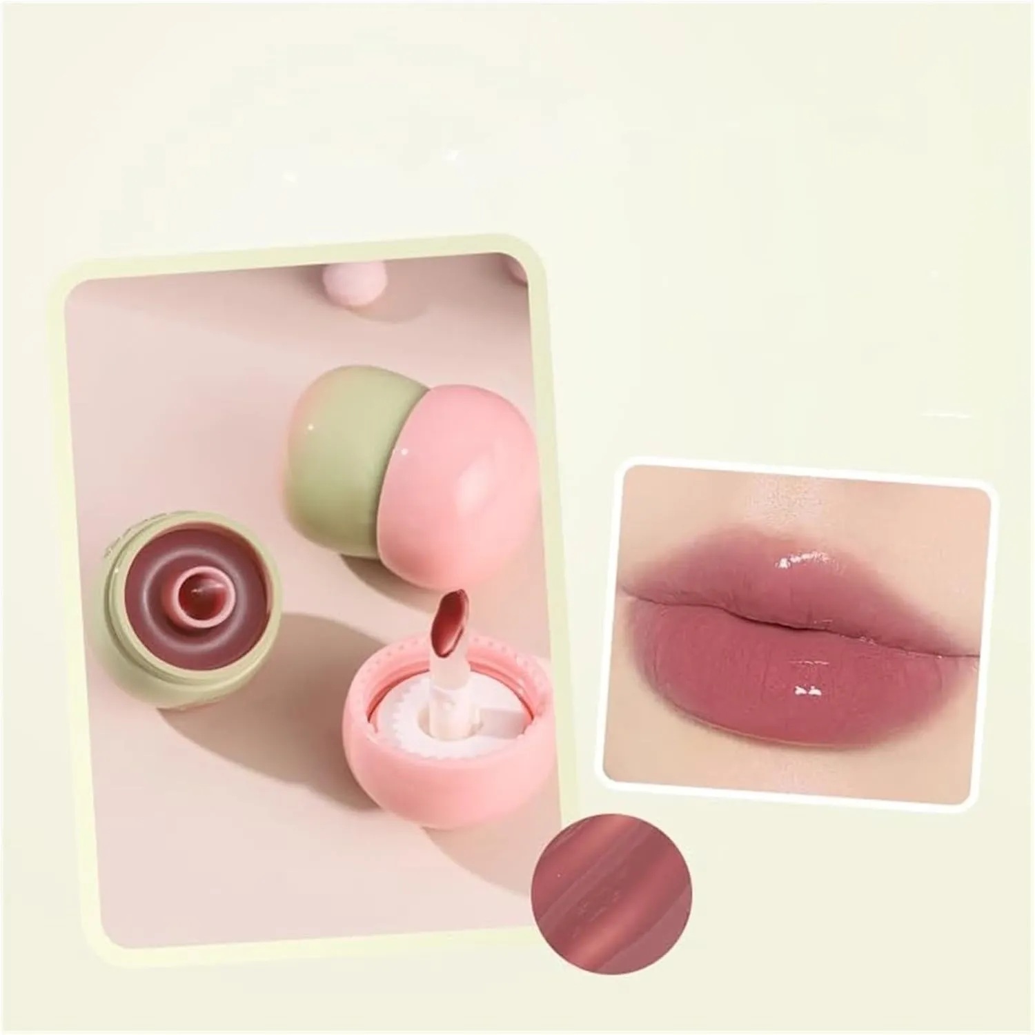 Blurring Pudding Pot Lip, Free Blurring Pudding Pot Lip, Pudding Pot Lip, Pudding Glow Lip Balm (Color : 3, Size : 1 Size)
