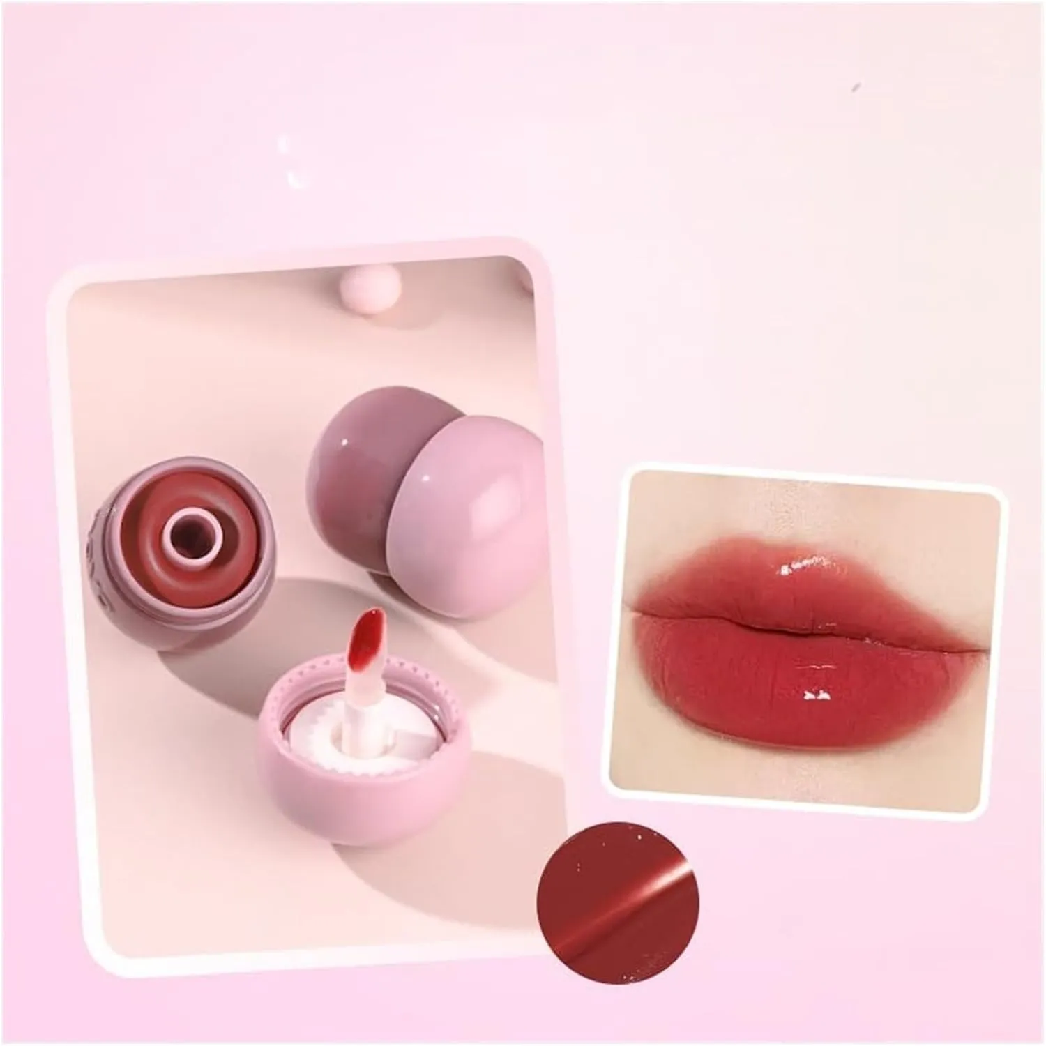 Blurring Pudding Pot Lip, Free Blurring Pudding Pot Lip, Pudding Pot Lip, Pudding Glow Lip Balm (Color : 3, Size : 1 Size)