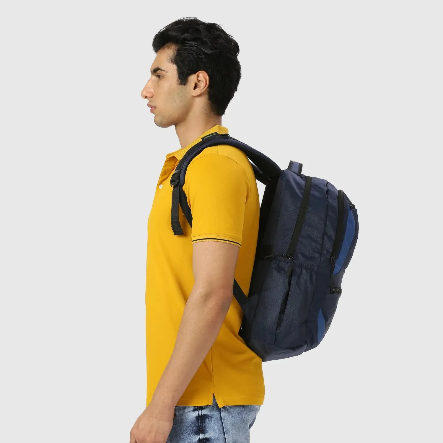 Breeze Stylish Backpack | Laptop Compartment | Rain Cover | Quick Access Pockets