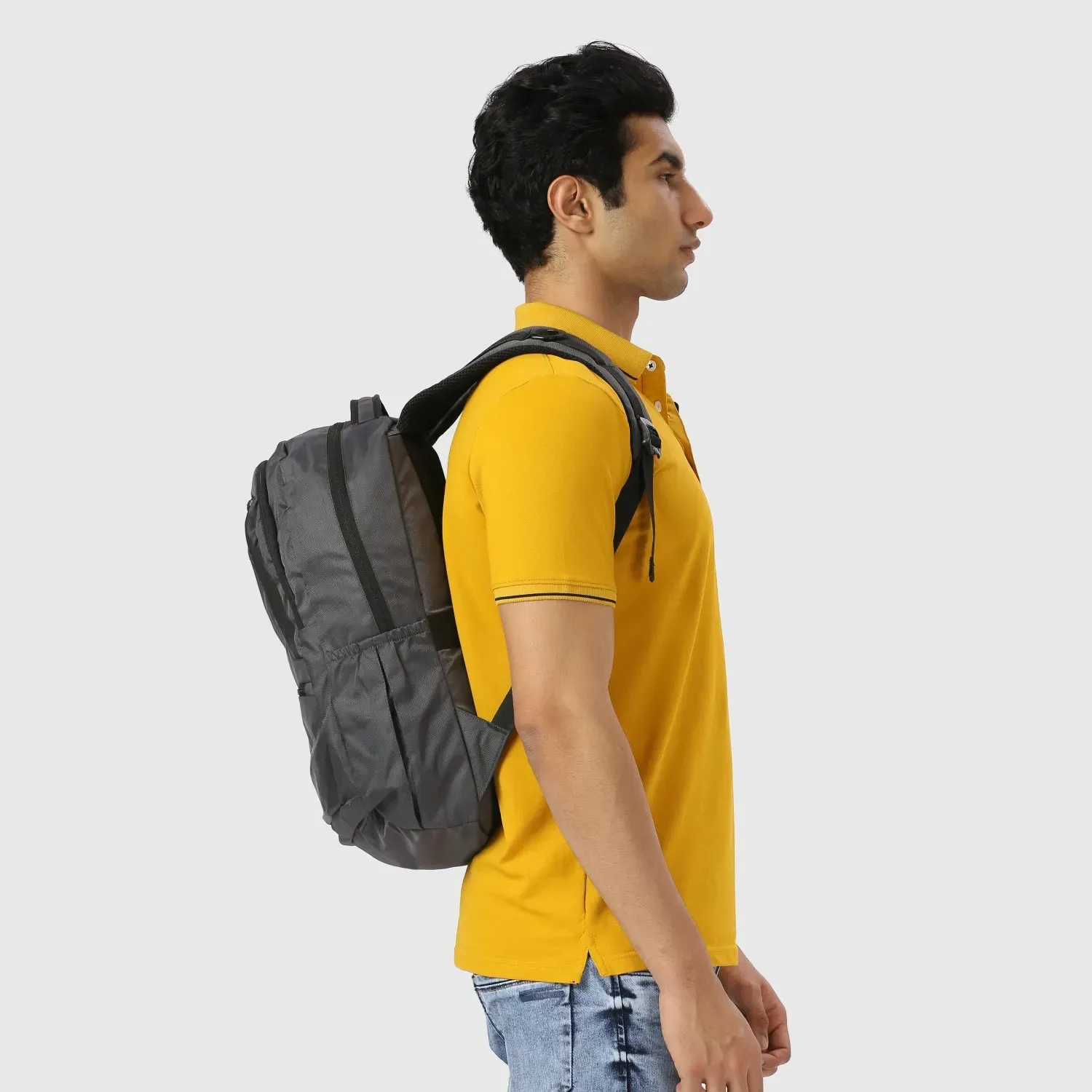 Breeze Stylish Backpack | Laptop Compartment | Rain Cover | Quick Access Pockets