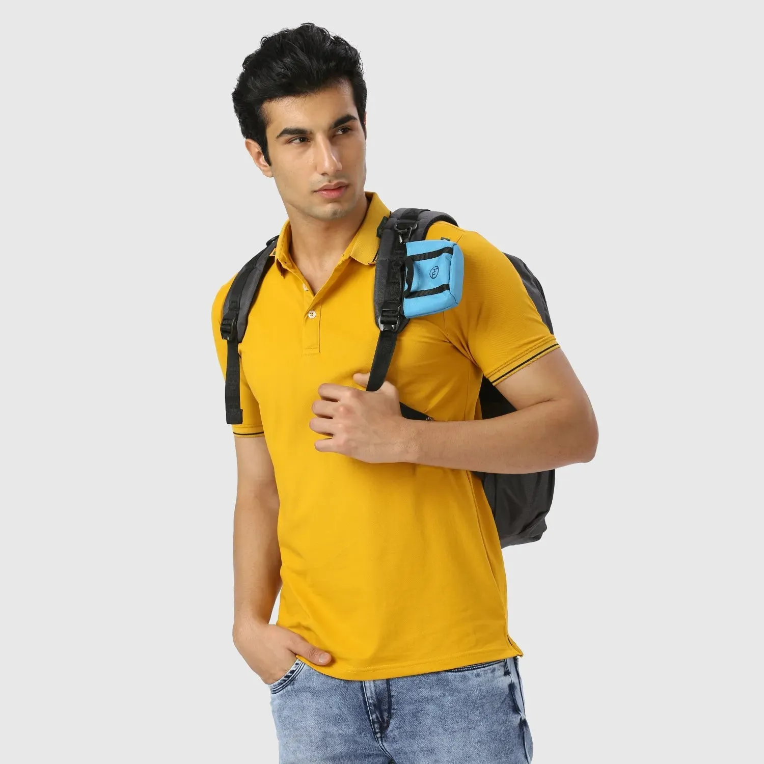 Breeze Stylish Backpack | Laptop Compartment | Rain Cover | Quick Access Pockets
