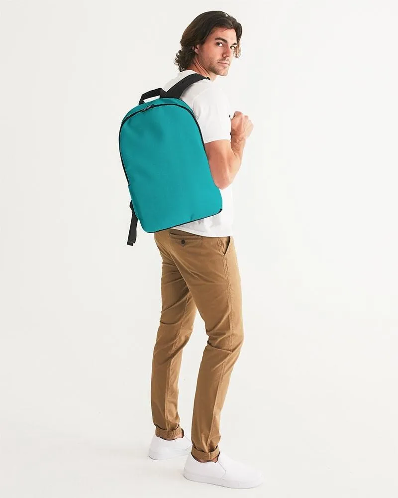 Bright Green Cyan Waterproof Backpack | Bright Pure Green Cyan | C100M0Y38K0