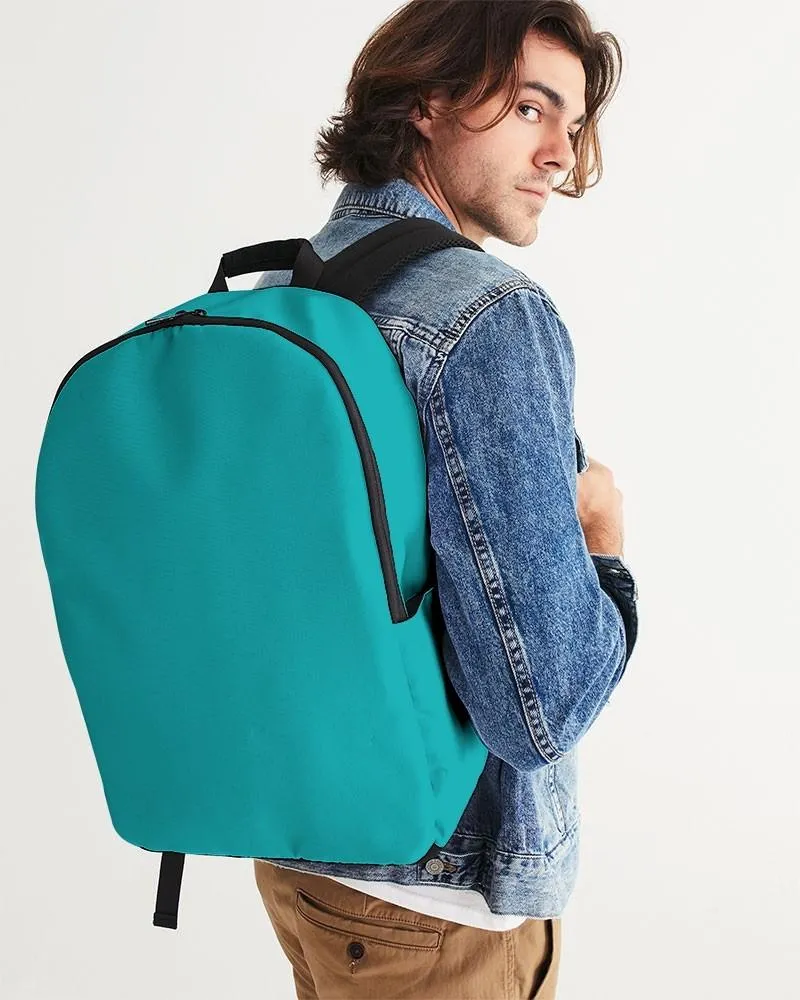 Bright Green Cyan Waterproof Backpack | Bright Pure Green Cyan | C100M0Y38K0