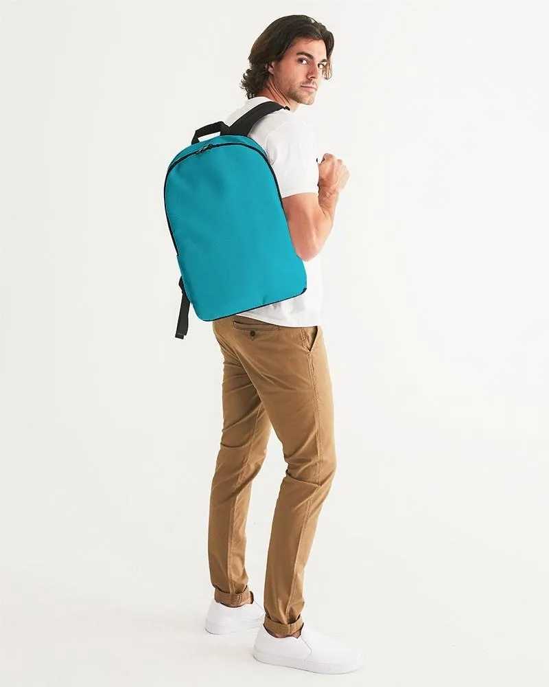 Bright Warm Cyan Waterproof Backpack | Bright Pure Warm Cyan | C100M0Y25K0