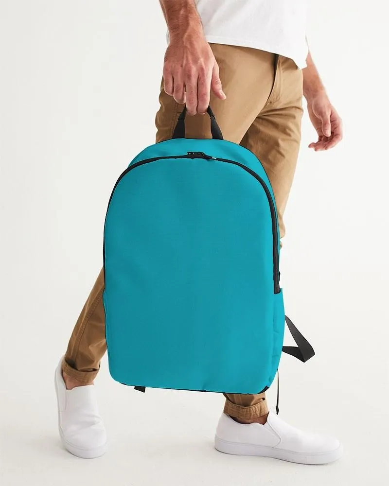 Bright Warm Cyan Waterproof Backpack | Bright Pure Warm Cyan | C100M0Y25K0