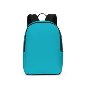 Bright Warm Cyan Waterproof Backpack | Bright Pure Warm Cyan | C100M0Y25K0