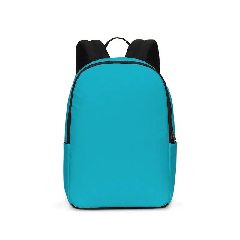Bright Warm Cyan Waterproof Backpack | Bright Pure Warm Cyan | C100M0Y25K0