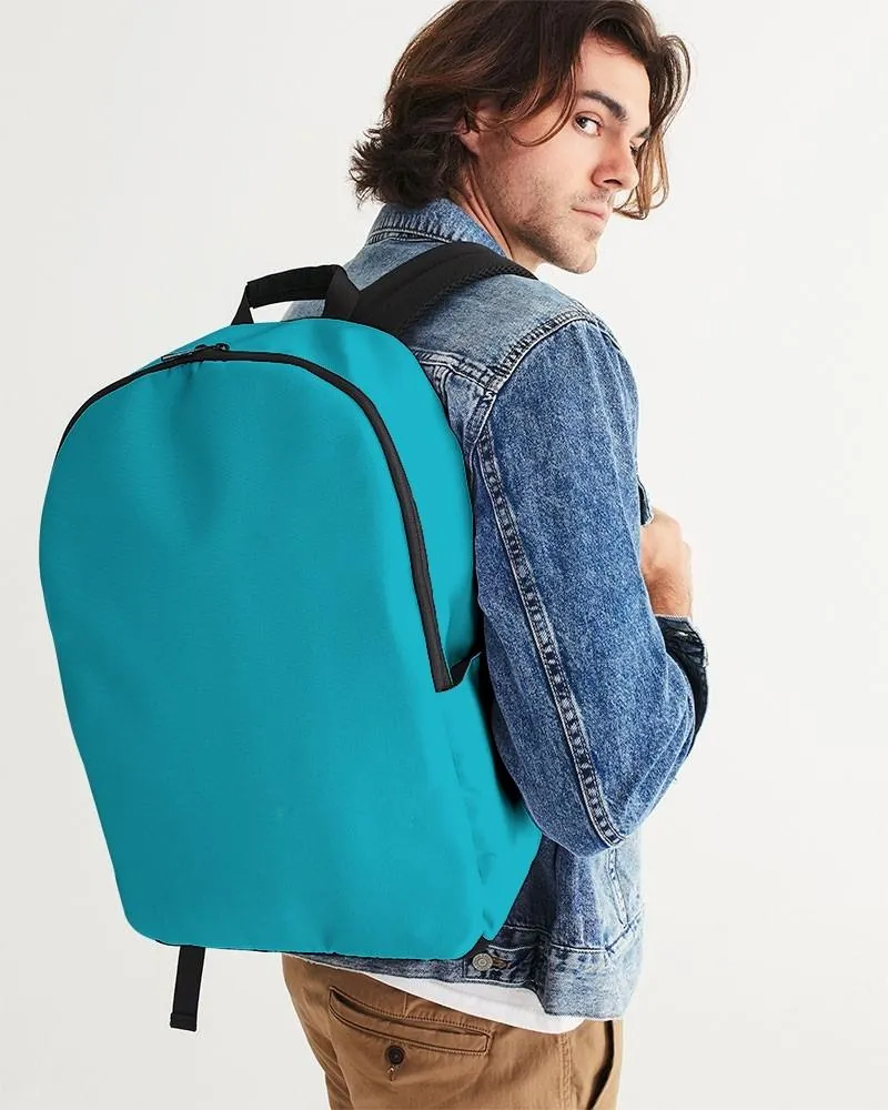 Bright Warm Cyan Waterproof Backpack | Bright Pure Warm Cyan | C100M0Y25K0