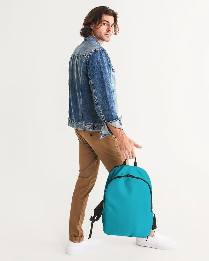 Bright Warm Cyan Waterproof Backpack | Bright Pure Warm Cyan | C100M0Y25K0