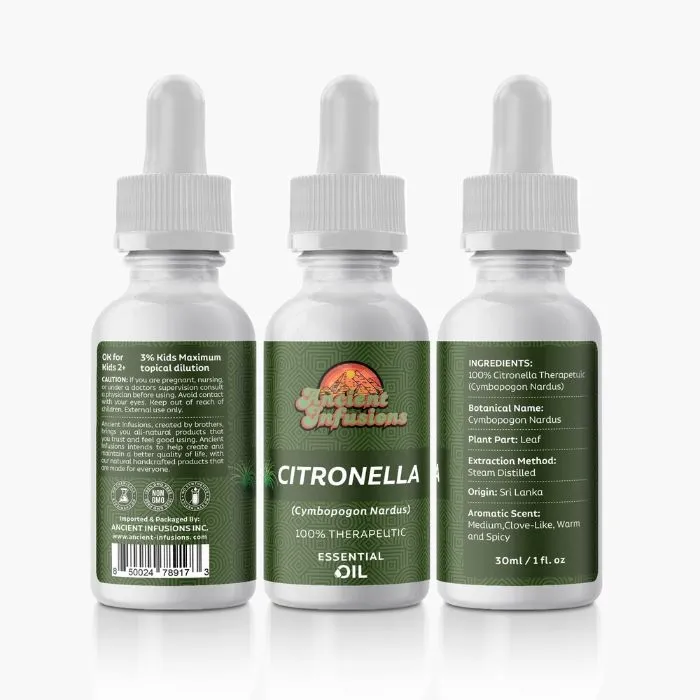 Citronella Essential Oil – Pure Therapeutic Grade