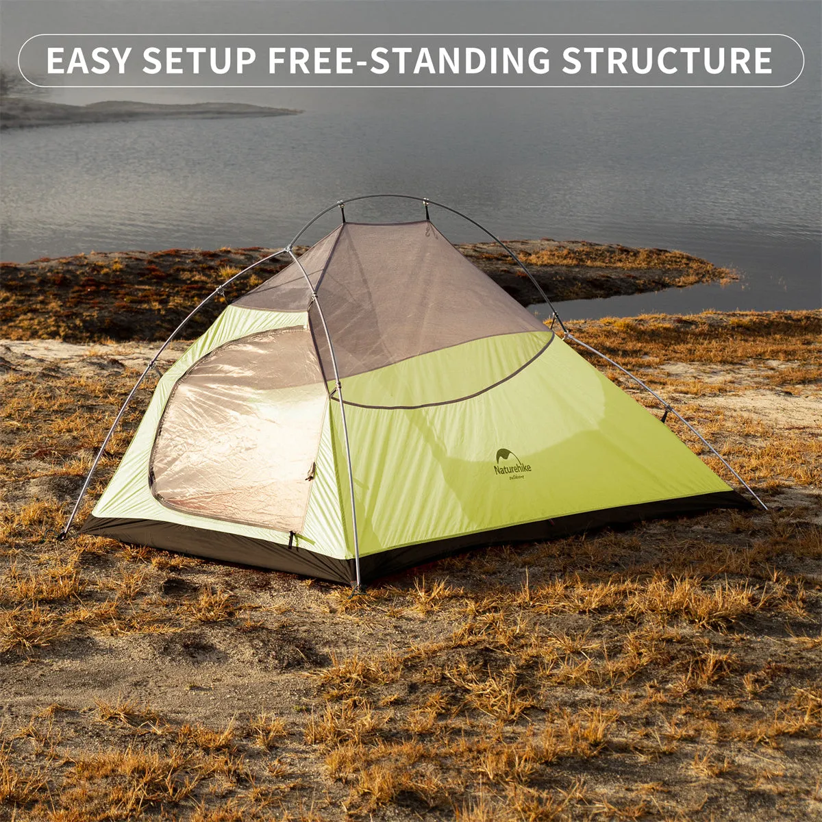 Cloud UP 2 People 3-season Camping Tent Ultralight 210T