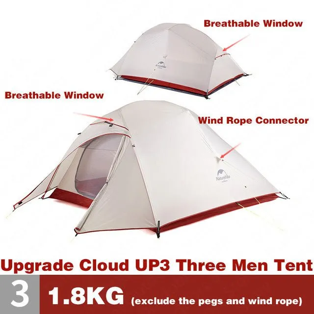 Cloud up 3 Person Ultralight Hiking Tent