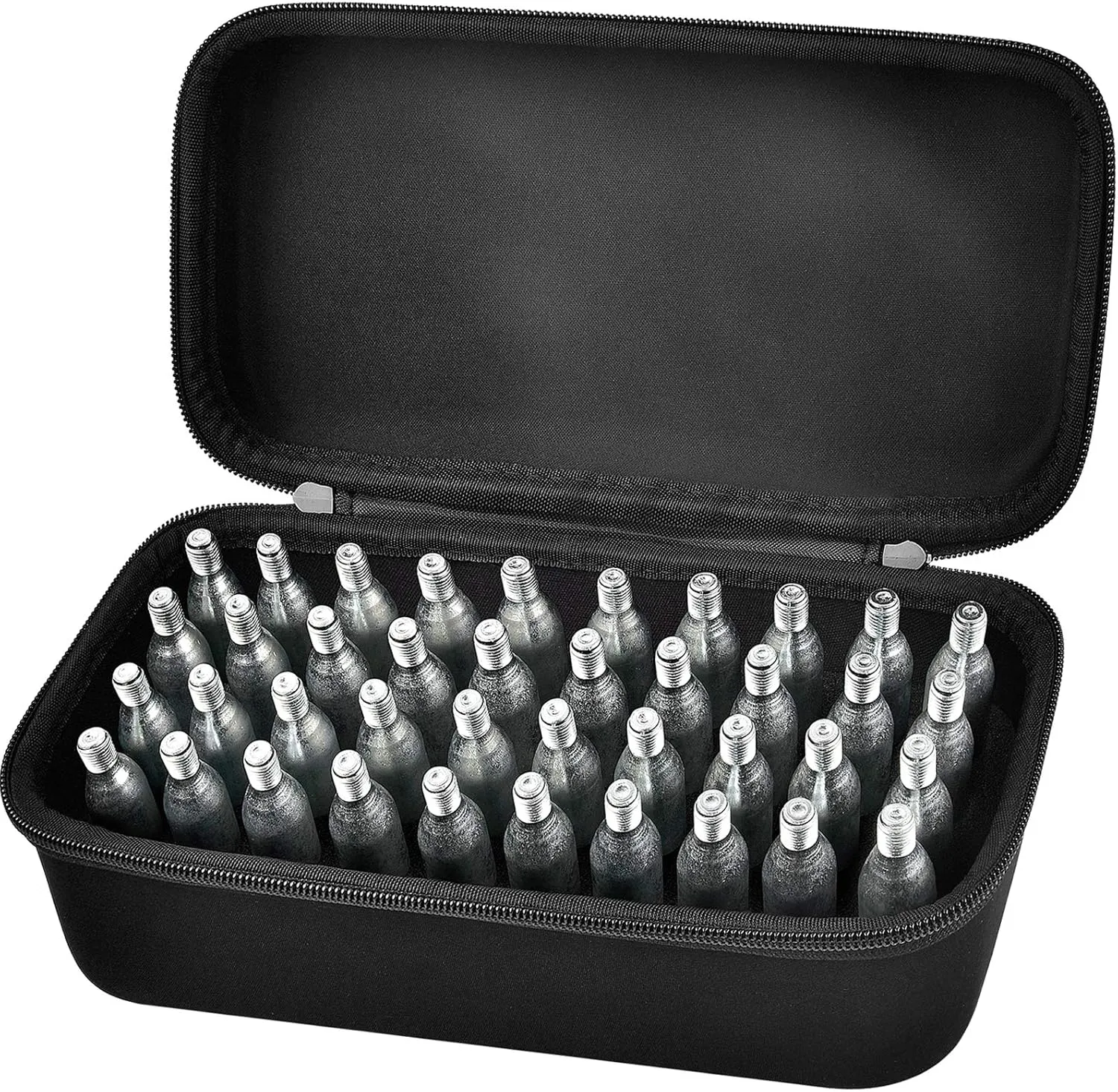 CO2/ N2O Cartridges Storage Case for Crosman, for Umarex, for PRO Bike Tool, for ICO, for Hawki, for CXWXC, for Leland 12g 8g Powerlet Refill Cartridges Air Rifles/Pistols Holder- Hard Box Only