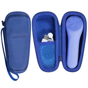 co2CREA Hard Carrying Case Compatible with NågraCoola CLIE 2 1 Sonic Facial Cleansing Brush (Blue)