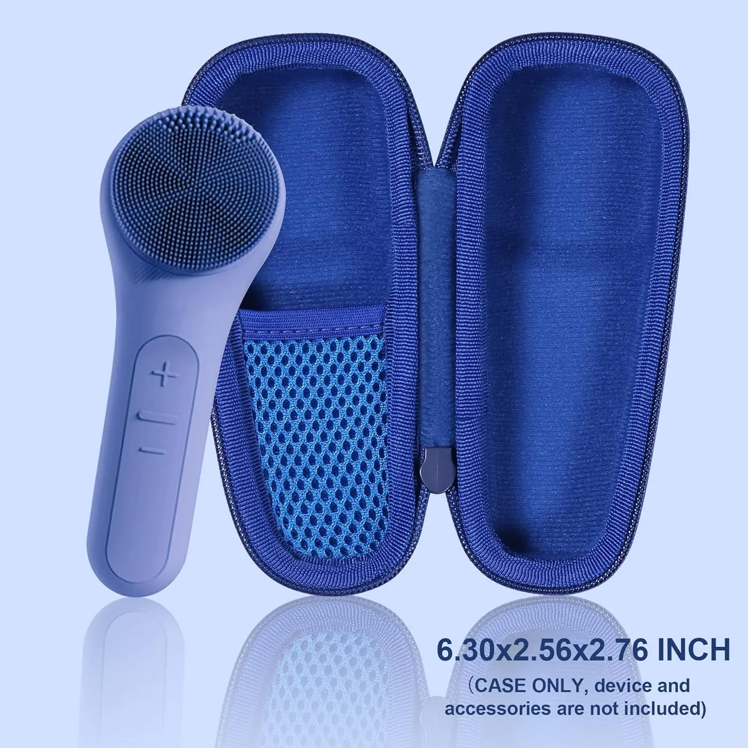 co2CREA Hard Carrying Case Compatible with NågraCoola CLIE 2 1 Sonic Facial Cleansing Brush (Blue)