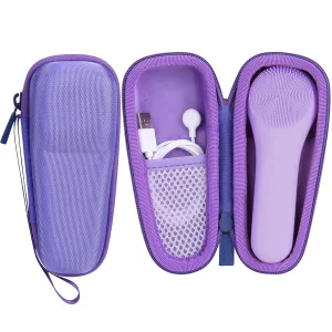 co2CREA Hard Carrying Case Compatible with NågraCoola CLIE Sonic Facial Cleansing Brush (Violet)