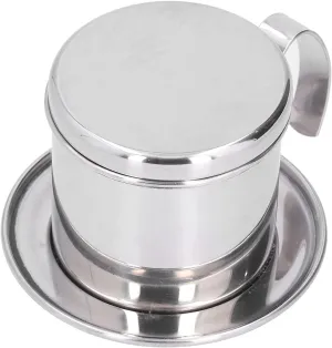 Coffee Percolator Stainless Steel Reusable Coffee Maker Pot with Lid Camping Coffee Pot for Camping Espresso