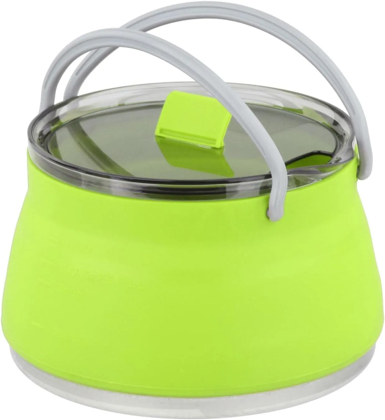 Compact Outdoor Cooking Pot for Backpacking and Camping, Green
