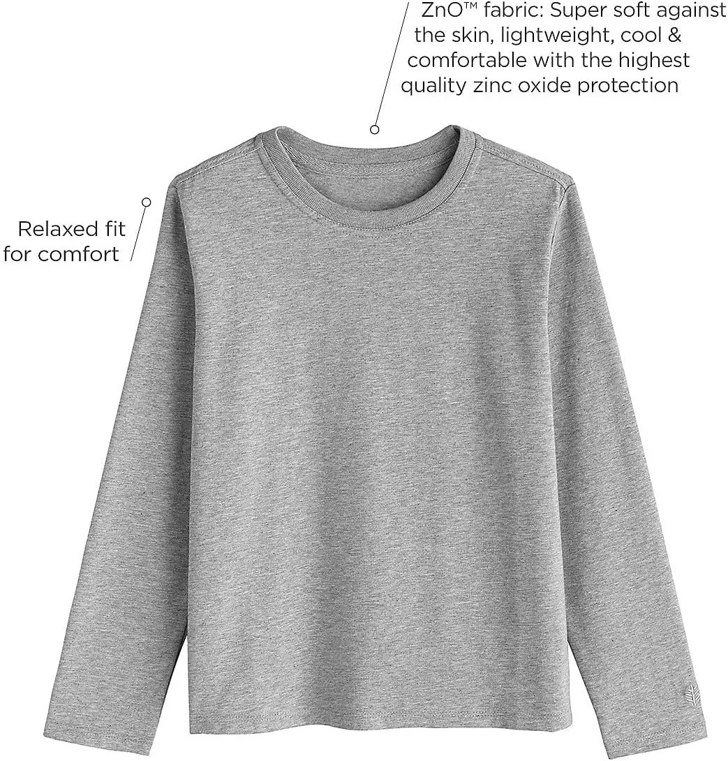 Coolibar UPF 50  Kid's Coco Plum Everyday Long Sleeve T-Shirt - Sun Protective
