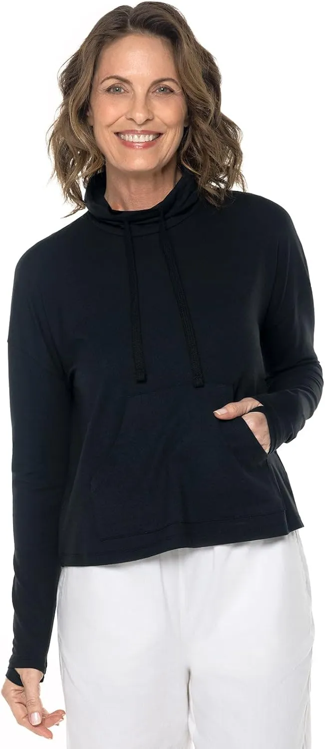 Coolibar UPF 50  Women's Solana Mock Neck Pullover - Sun Protective