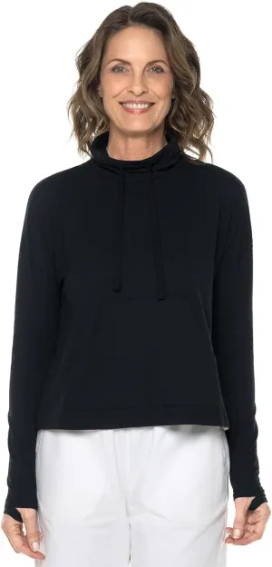 Coolibar UPF 50  Women's Solana Mock Neck Pullover - Sun Protective