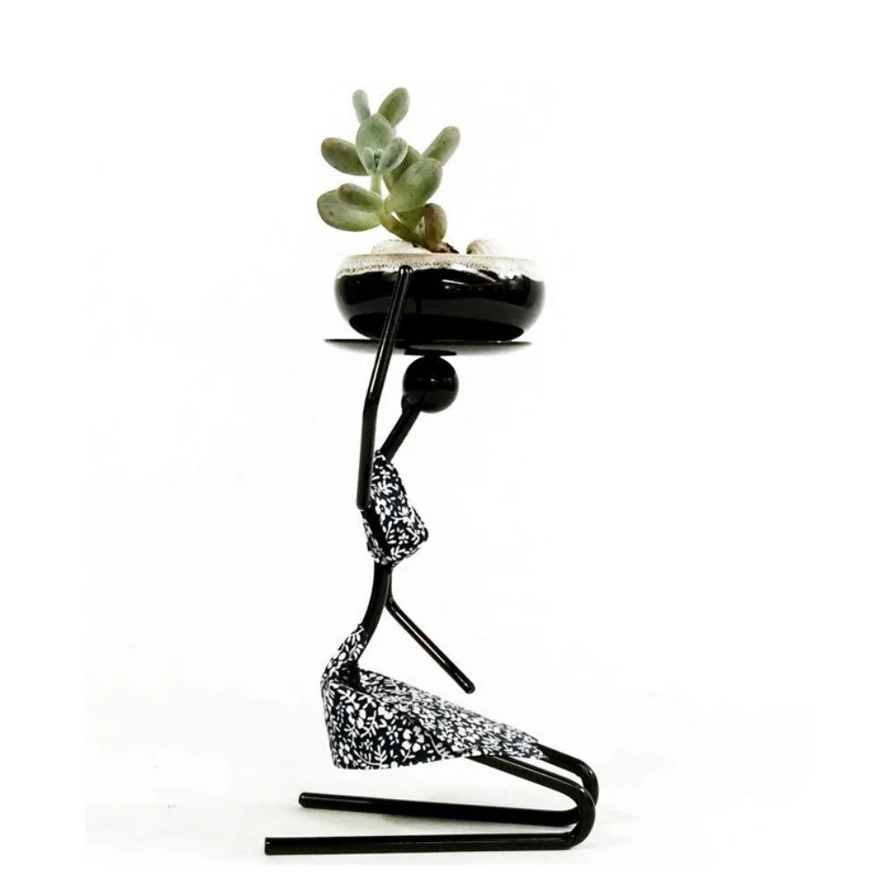 Creative Mini Succulent Flower Pot Desktop c