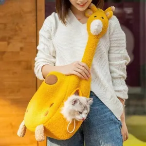 Cushioned Pet Travel Backpack - Cat  Dog Carrier