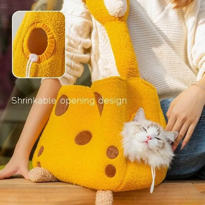 Cushioned Pet Travel Backpack - Cat  Dog Carrier