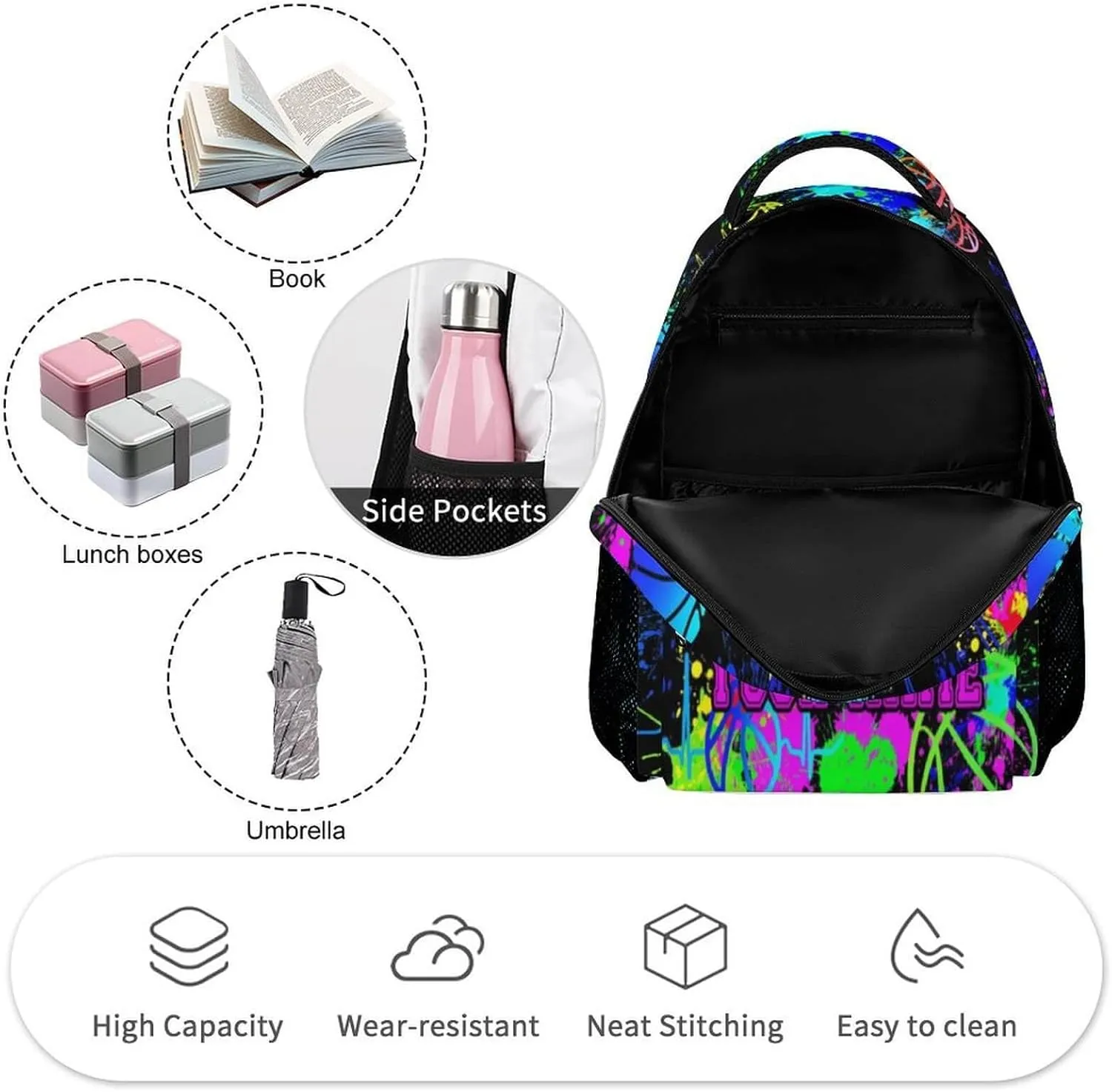 Custom Basketball School Backpack for Kids Girls Boys, 16 Inch Cool Basketball Themed Bookbag, Personality School Backpack for Students Children, sustainable, Lightweight, Large Capacity