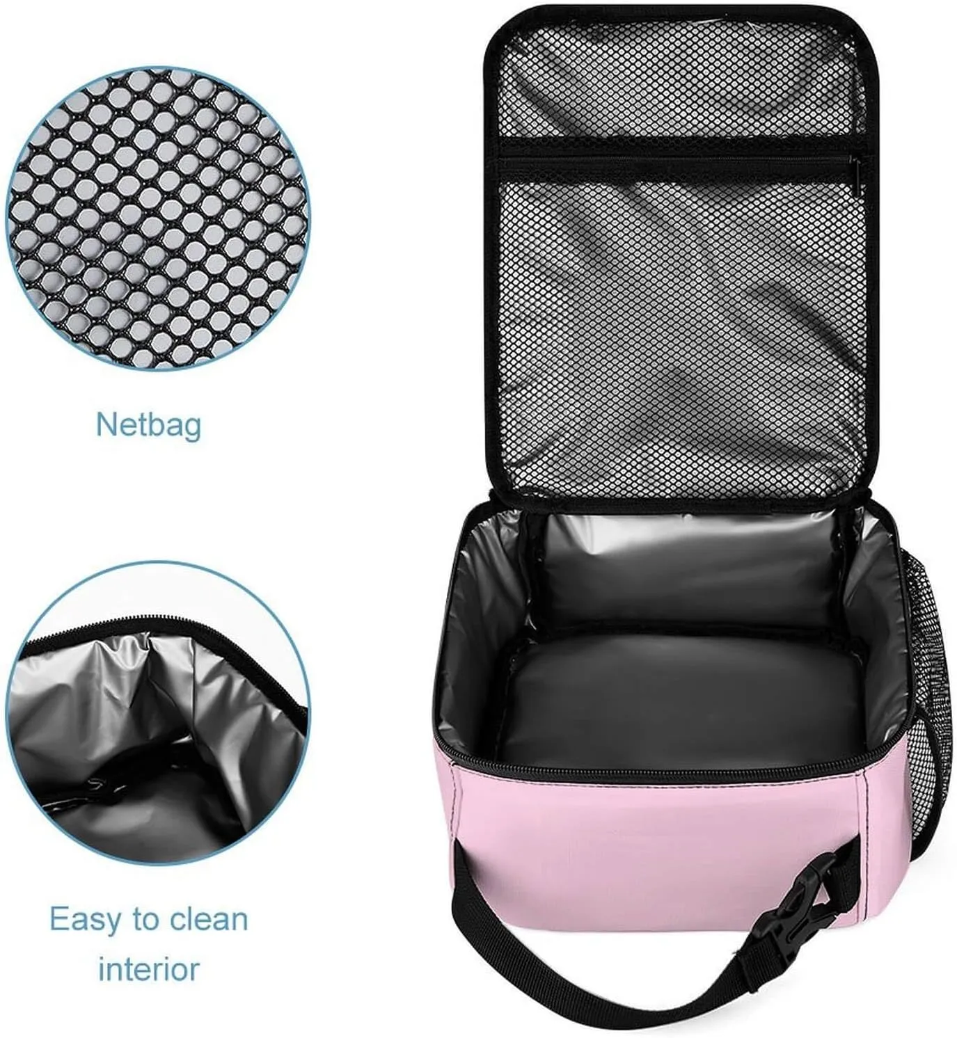 Custom Mermaid Backpack with Lunch Box & Pencil Case for Kids Girls Boys School, 16 Inch Cute Mermaids Bookbag, School Backpack for Students Children, Lightweight, Large Capacity