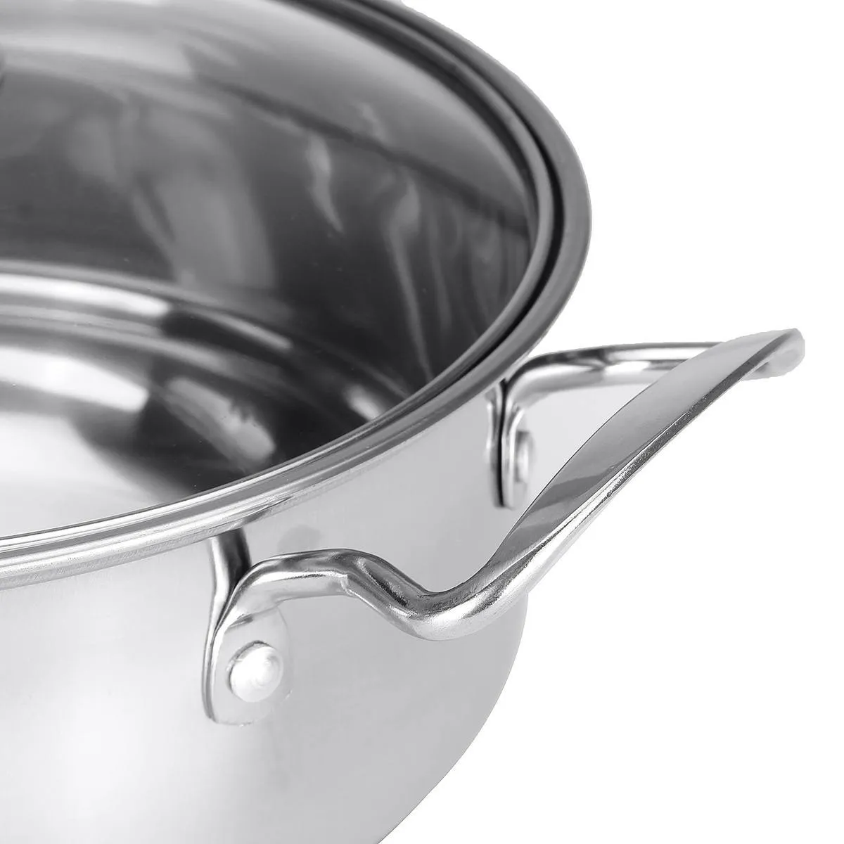 Customer-focused Stainless Thicken Clean lines Pot Steel 3PCS/Set