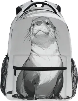 Cute Backpack for Men Women Fashion Personal Backpack with Chest Strap for College Work Peppers Style