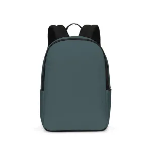 Dark Blue Cool Green Waterproof Backpack | Dark Pale Pastel Blue Cool Green | C30M0Y15K80
