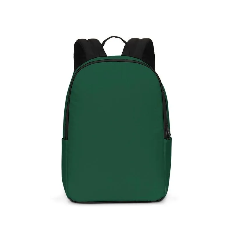 Dark Green Waterproof Backpack | Dark Pastel Green | C60M0Y60K80