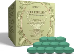 Deer Repellent Balls 12 Pack, Effective Deer Deterrent for Garden, Protect Your Plants with Powerful Repellents Deer for Flowers, Shrubs & Trees