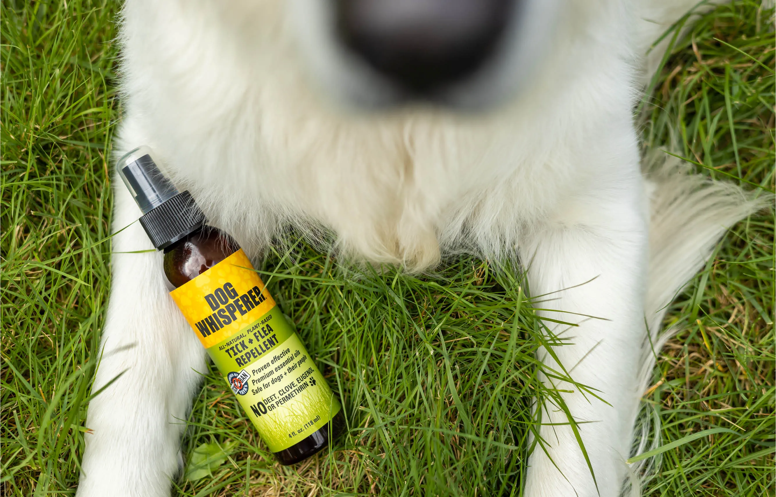 Dog Whisperer® Tick  Flea Natural Repellent Spray 4 oz