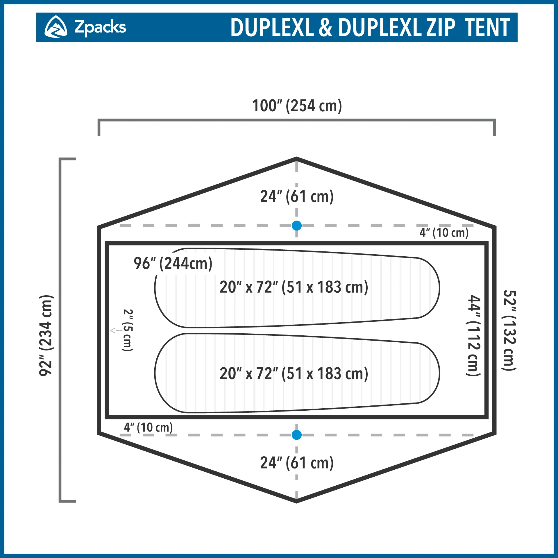 DupleXL Zip Tent DISC
