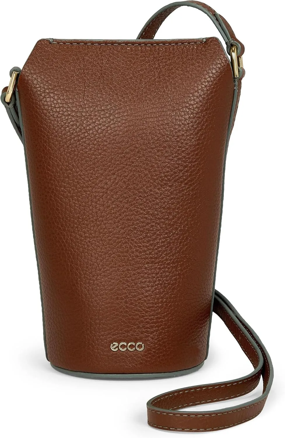 ECCO Pot Bag, Wet Almond Pebbled Leather