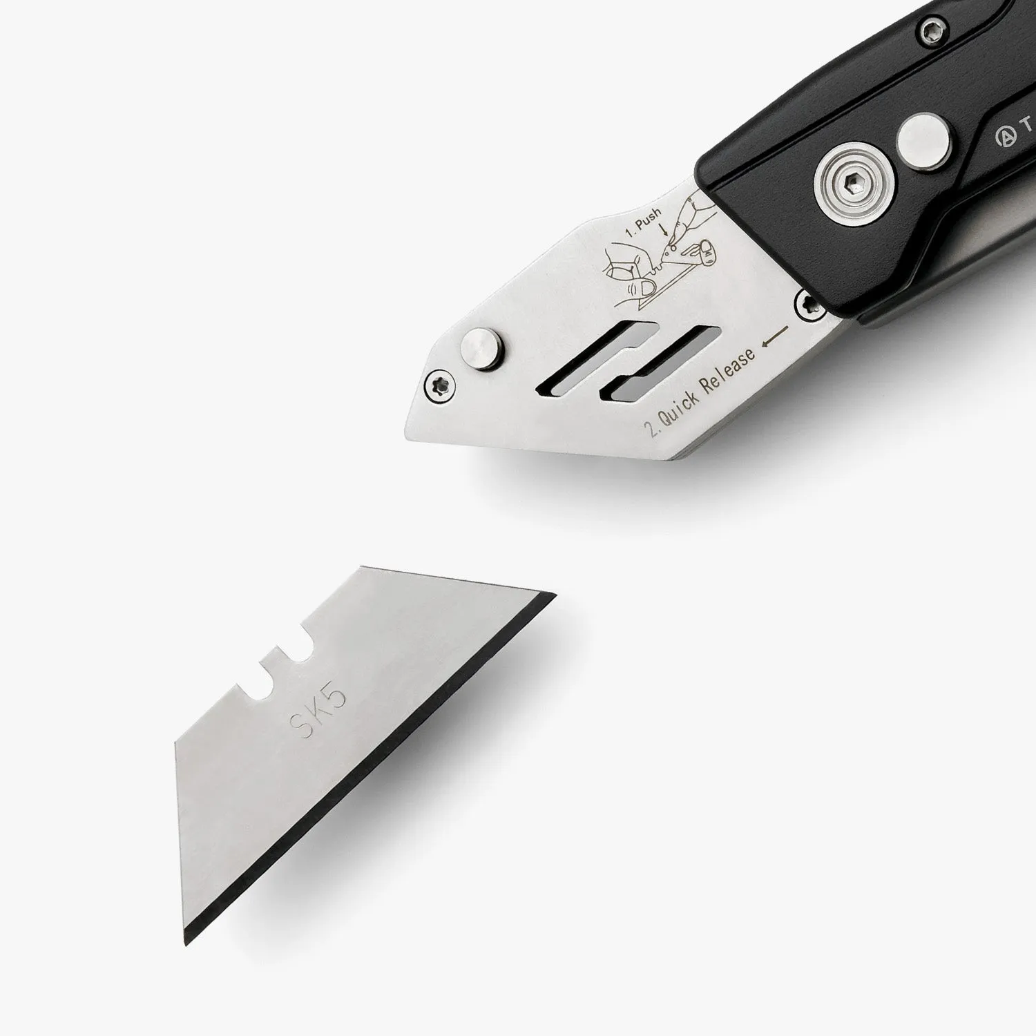 EDC Utility Knife with Blade Storage
