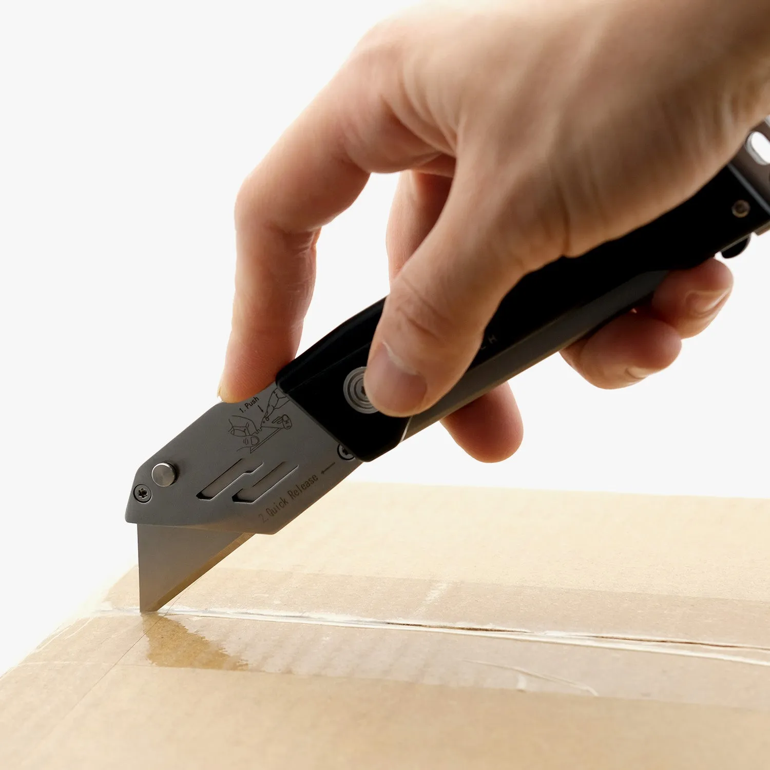 EDC Utility Knife with Blade Storage