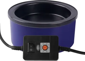 Electric Glue Pot for Crafts, 225-400°F Adjustable Temperature, 160ml Hot Pot, 5-1/4" Diameter, 1" Depth - Fits Sticks and Glue Pellets - Great for Crafts, DIY Projects Pellets