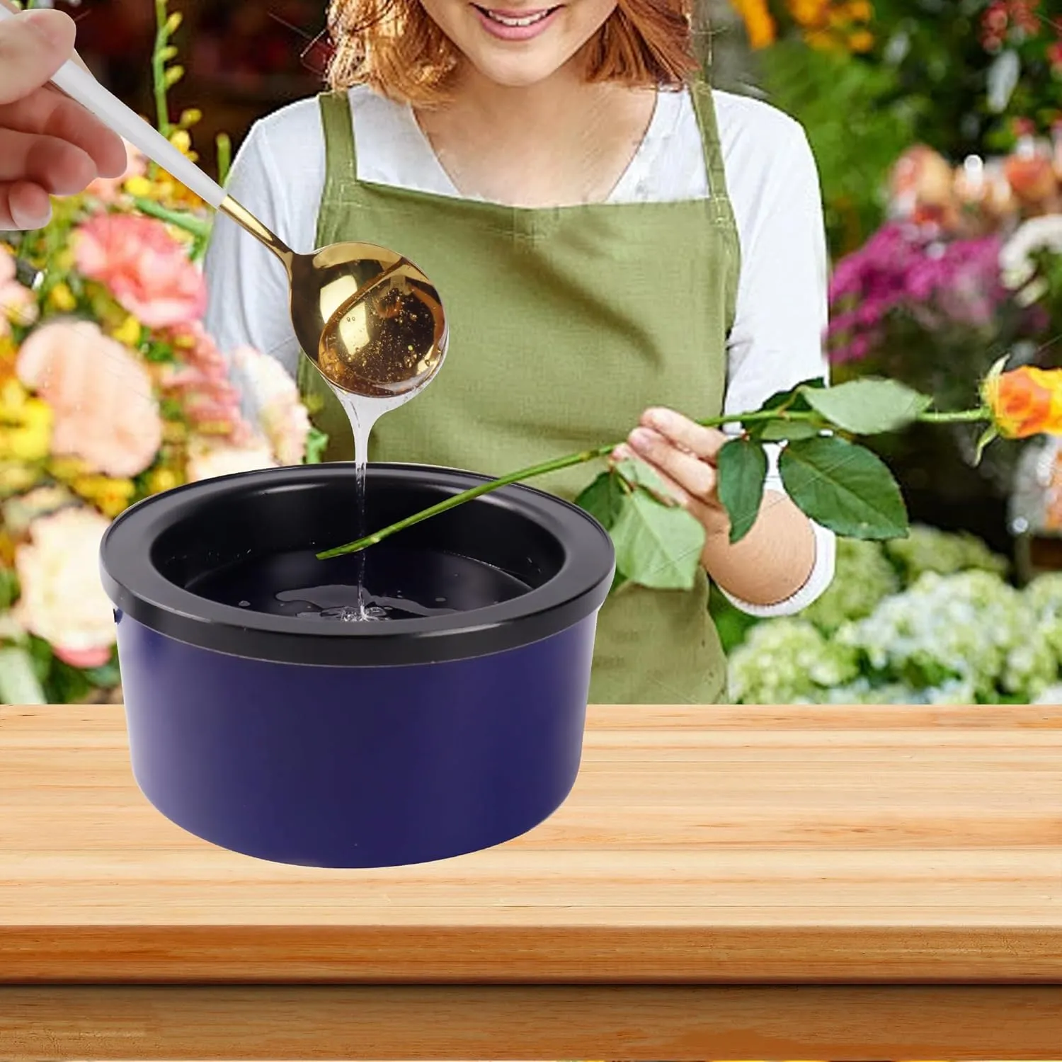 Electric Glue Pot for Crafts, 225-400°F Adjustable Temperature, 160ml Hot Pot, 5-1/4" Diameter, 1" Depth - Fits Sticks and Glue Pellets - Great for Crafts, DIY Projects Pellets