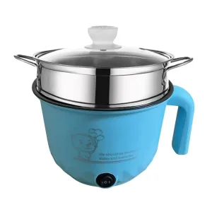 Electric Hot Pot Nonstick 1.8L Kitchen Cooking Appliances for Eggs Fry Ramen