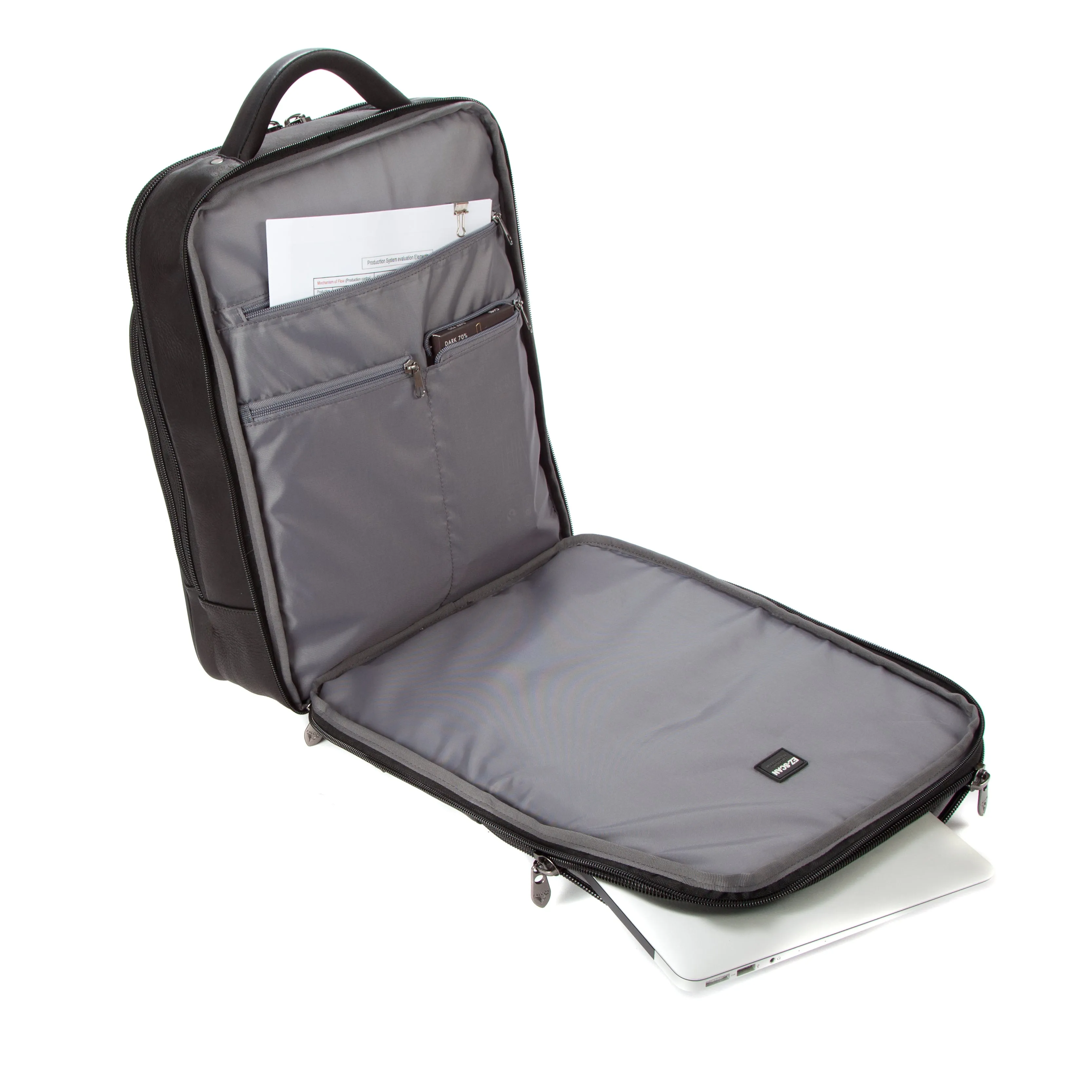 Falcon Colombian Leather Laptop Backpack