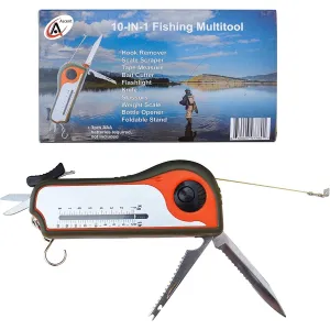 Fishing just got a lot easier with this 10-in-1 fishing multi-tool.