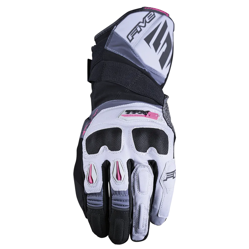 FIVE TFX-2 W/P GREY/GREY/PINK GLOVES