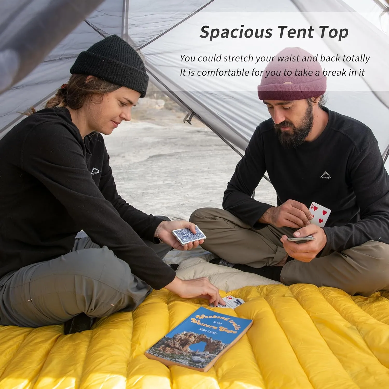 for Advanced technology 2 Backpacking Ultralight Mongar Season Camping Person Eye-catching 3 Tent Cycling Hiking Tent
