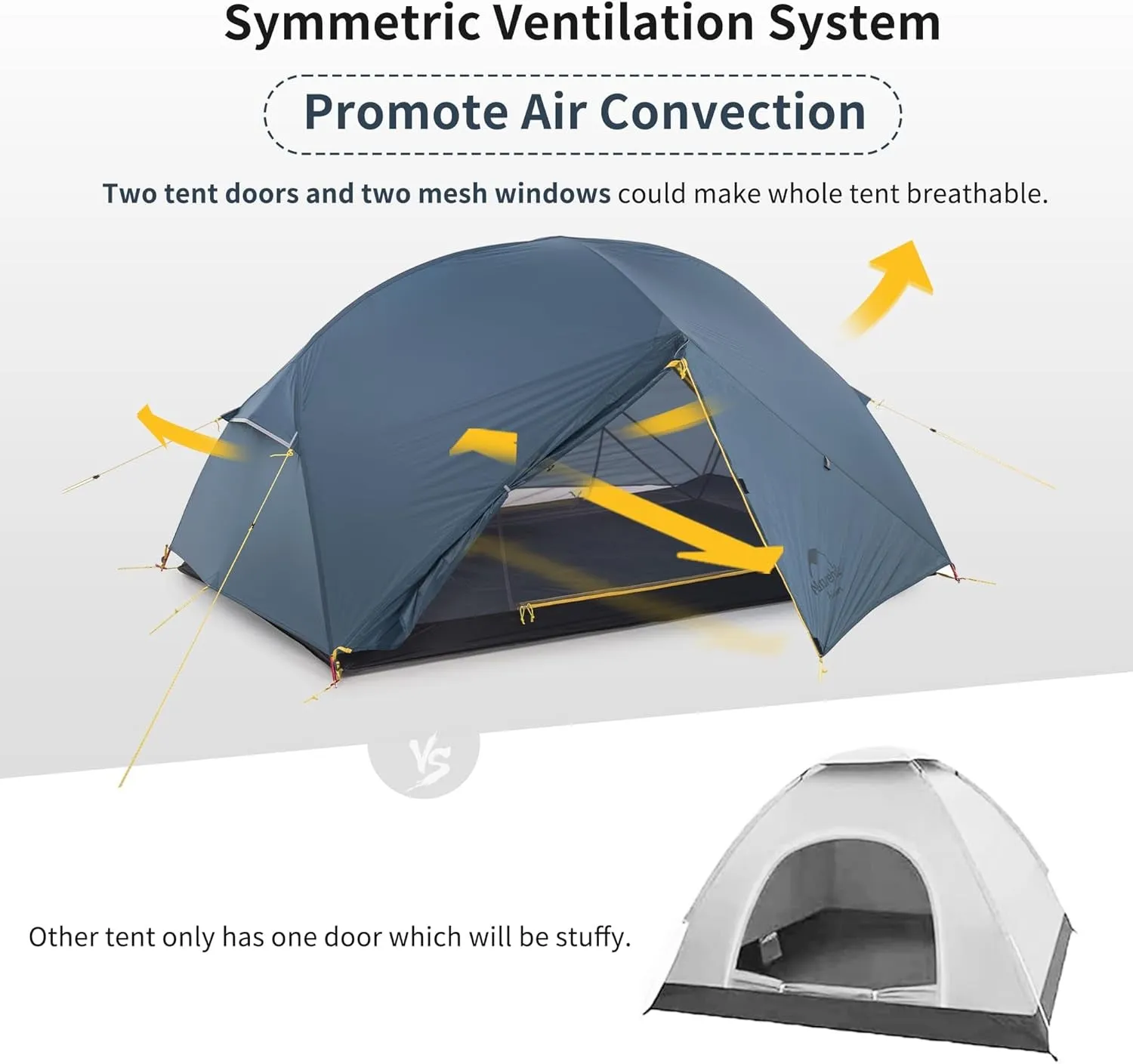 for Advanced technology 2 Backpacking Ultralight Mongar Season Camping Person Eye-catching 3 Tent Cycling Hiking Tent