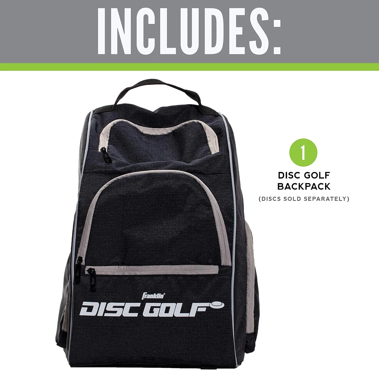 Franklin Sports Disc Golf Discs Set - Disc Golf Equipment Starter Set