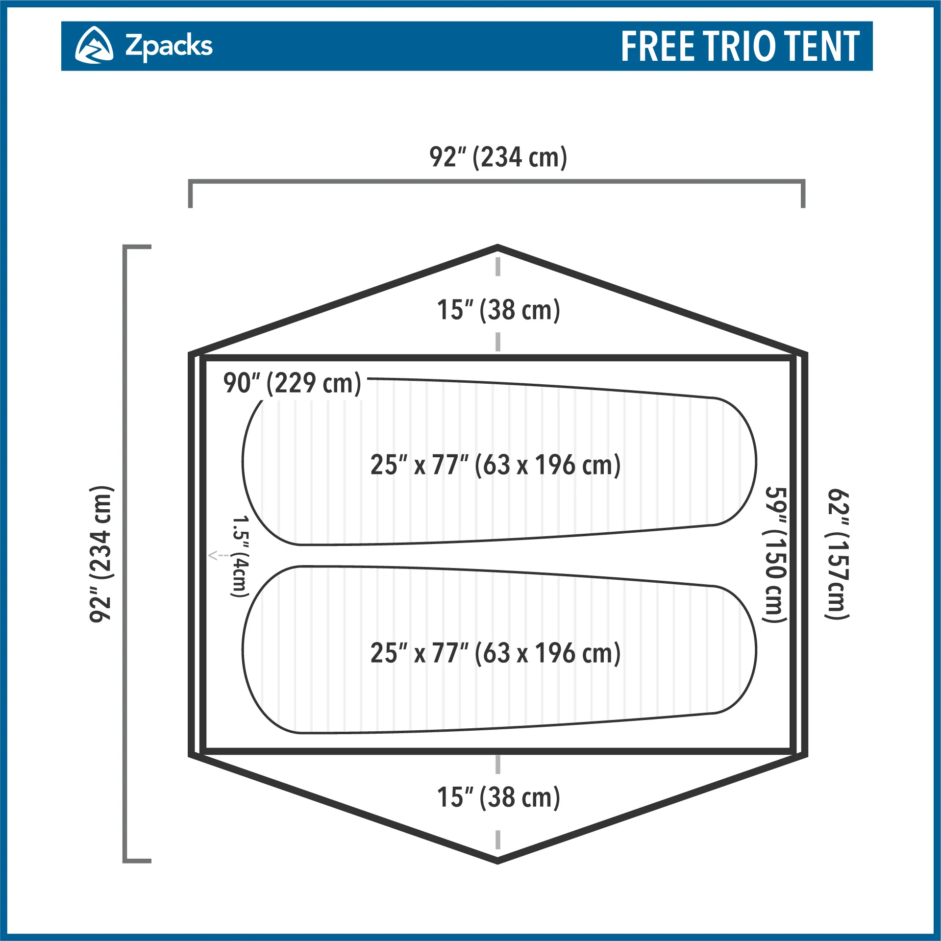 Free Trio Tent DISC